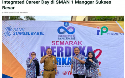 Integrated Career Day di SMAN 1 Manggar Sukses Besar