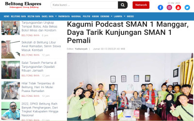 Kagumi Podcast SMAN 1 Manggar, Daya Tarik Kunjungan SMAN 1 Pemali